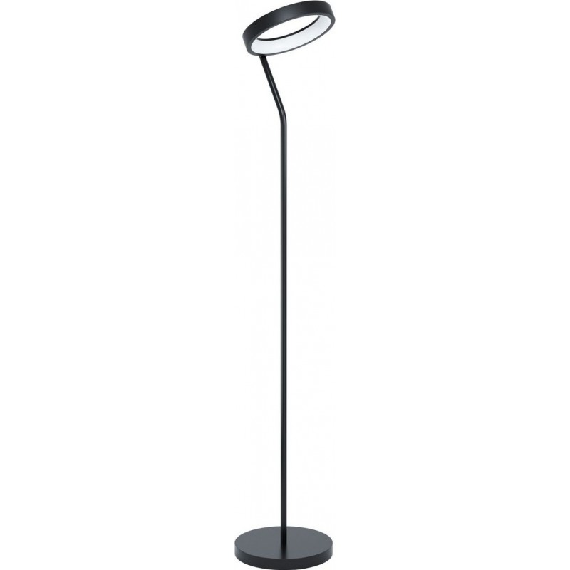 249,95 € Free Shipping | Floor lamp Eglo Marghera C Extended Shape 169×31 cm. Living room, dining room and bedroom. Modern, sophisticated and design Style. Steel and Plastic. White and black Color