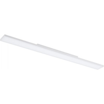 Deckenlampe Eglo Turcona C Erweiterte Gestalten 120×10 cm. Deckenleuchte Wohnzimmer, esszimmer und schlafzimmer. Modern Stil. Stahl, Aluminium und Plastik. Weiß Farbe