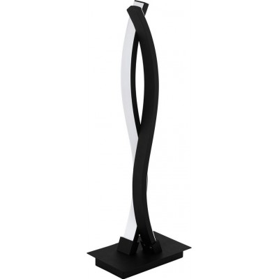 87,95 € Envio grátis | Lâmpada de mesa Eglo Lasana 3 46×16 cm. Aço, alumínio e plástico. Cor branco e preto