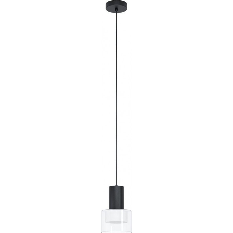 65,95 € Envoi gratuit | Lampe à suspension Eglo Stars of Light Molineros Ø 14 cm. Acier, plastique et verre. Couleur blanc et noir