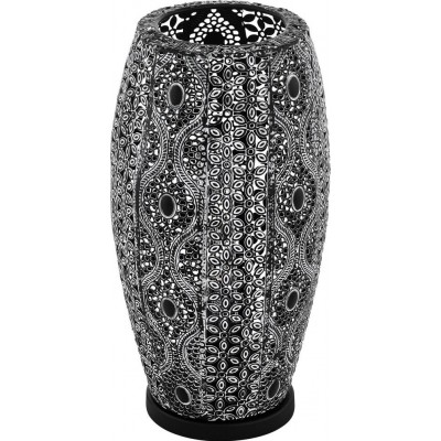 Lâmpada de mesa Eglo Riyadh Ø 18 cm. Aço. Cor preto