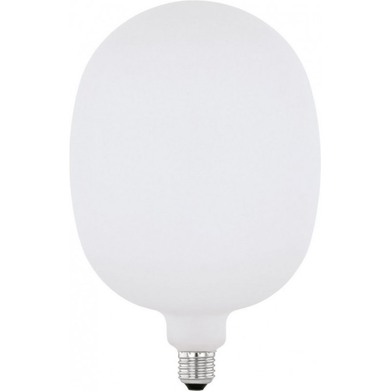 33,95 € Free Shipping | LED light bulb Eglo Big Size 4W E27 LED 2700K Very warm light. Spherical Shape Ø 17 cm