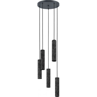 278,95 € Spedizione Gratuita | Lampada a sospensione Eglo Stars of Light Mentalona Ø 36 cm. Acciaio. Colore antracite, bianca e nero