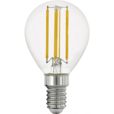 LED電球 Eglo 4.5W E14 LED P45 2700K とても暖かい光. 球状 形状 Ø 4 cm