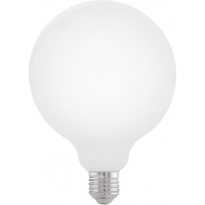 Ampoule LED Eglo 7W E27 LED G125 2700K Lumière très chaude. Façonner Cylindrique Ø 12 cm