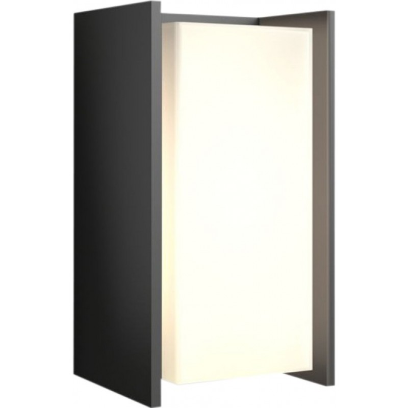 106,95 € Free Shipping | Outdoor wall light Philips Turaco 9W 2700K Very warm light. Rectangular Shape 21×12 cm. Apply mural. Direct power supply Dining room, bedroom and lobby. Modern Style