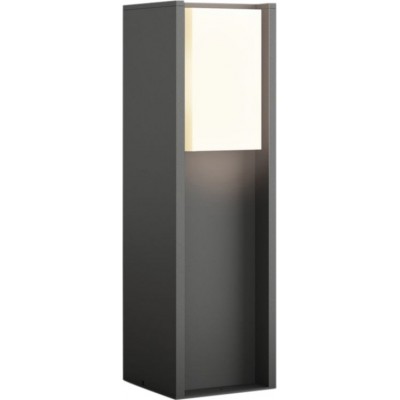 138,95 € Free Shipping | Luminous beacon Philips Hue White 9W 2700K Very warm light. Cubic Shape 40×12 cm. Outdoor pedestal. Direct mains power supply. Smart control with Hue Bridge Terrace and garden. Modern and cool Style