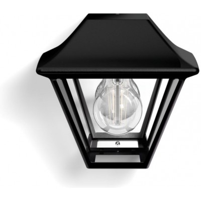 26,95 € Free Shipping | Outdoor wall light Philips Alpenglow Pyramidal Shape 18×17 cm. Wall light Terrace and garden. Vintage Style. Black Color