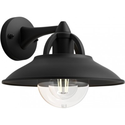 39,95 € Free Shipping | Outdoor wall light Philips Cormorant Round Shape 27×25 cm. Wall light Terrace and garden. Vintage Style. Black Color