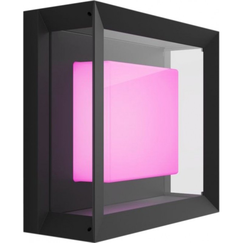 192,95 € Бесплатная доставка | Настенный светильник для дома Philips Econic 15W 26×26 cm. Нанесите фреску. Встроенный белый / многоцветный светодиод. Прямой источник питания