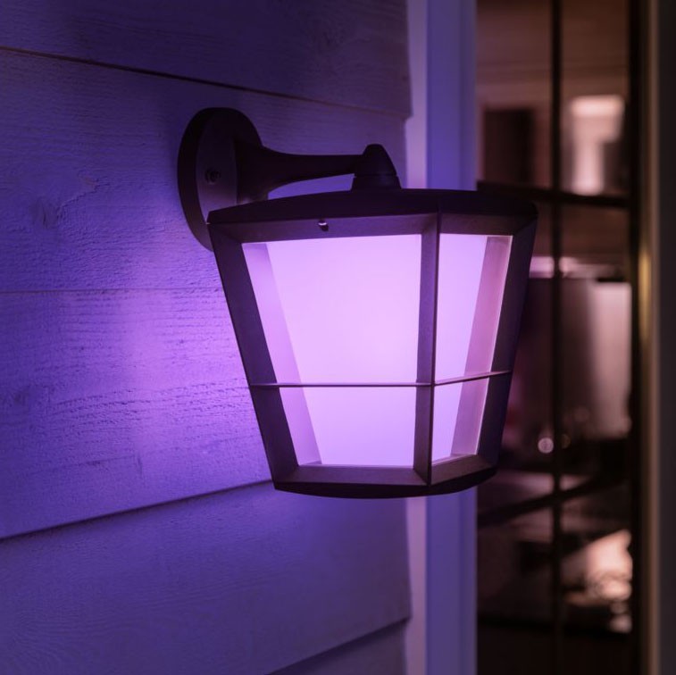 192,95 € Spedizione Gratuita | Lampada da parete per interni Philips Econic 15W 31×24 cm. Applicare murale. LED bianco/multicolore integrato. Alimentazione diretta