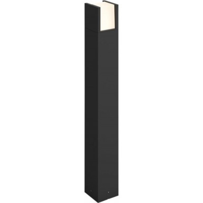 109,95 € Envio grátis | Farol luminoso Philips Fuzo 15W 2700K Luz muito quente. 77×10 cm. Poste ao ar livre. LED integrado. Fonte de alimentação direta da rede elétrica. Controle inteligente com Hue Bridge