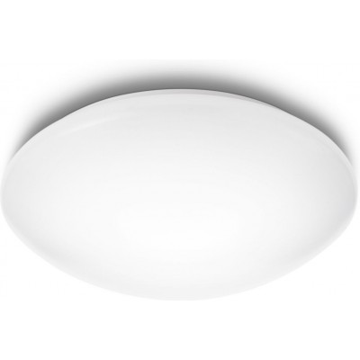 29,95 € 送料無料 | 屋内シーリングライト Philips Suede 12W 球状 形状 Ø 28 cm. リビングルーム, キッチン そして ダイニングルーム. クラシック スタイル. 白い カラー