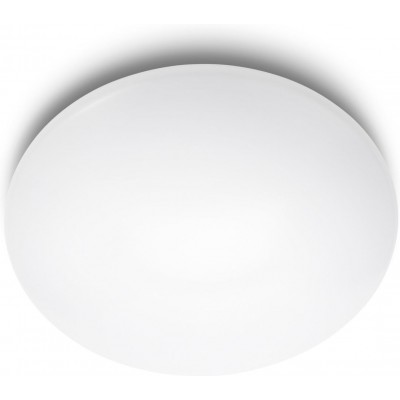 53,95 € Free Shipping | Indoor ceiling light Philips Suede 24W Spherical Shape Ø 38 cm. Living room, kitchen and dining room. Classic Style. White Color