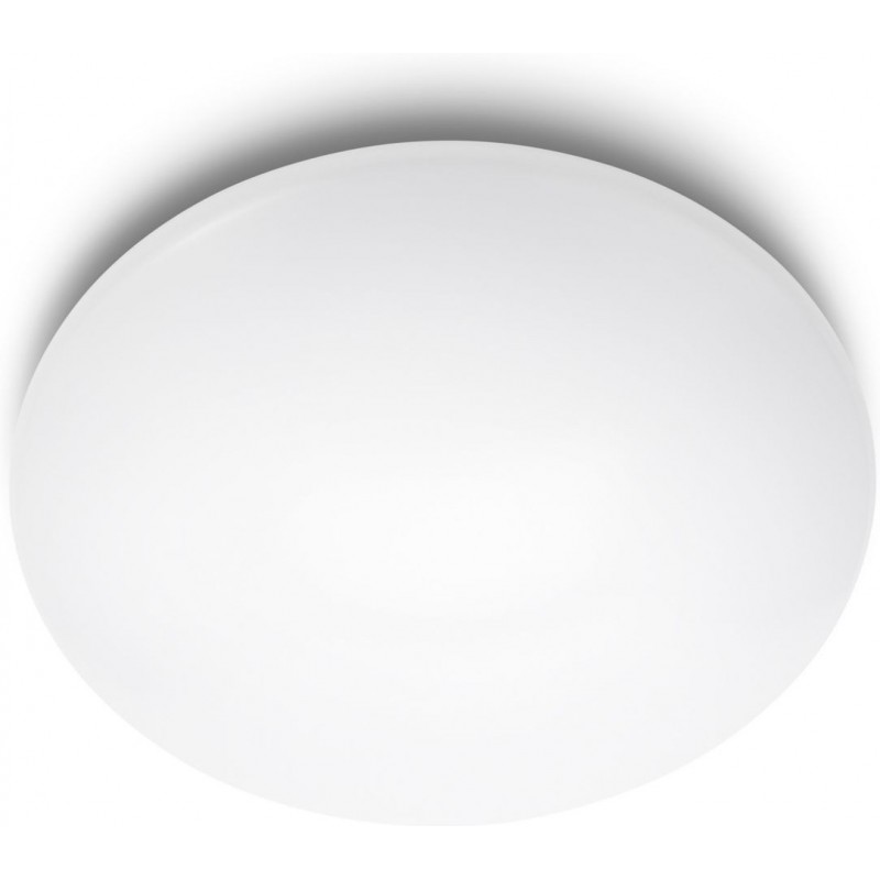 53,95 € 免费送货 | 室内顶灯 Philips Suede 24W 球形 形状 Ø 38 cm. 客厅, 厨房 和 饭厅. 经典的 风格. 白色的 颜色