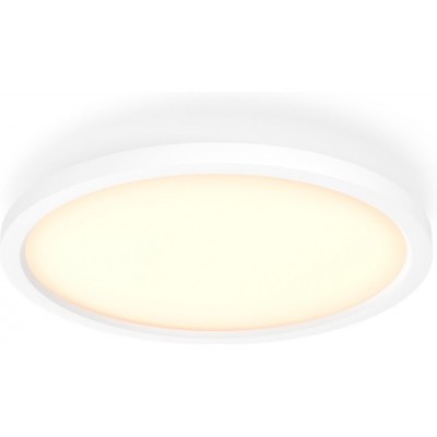 Plafonnier intérieur Philips Aurelle 24.5W Façonner Ronde 40×40 cm. LED intégrée. Contrôle Bluetooth avec application smartphone ou voix