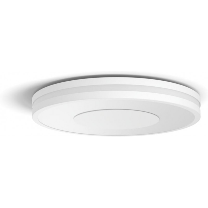 129,95 € Free Shipping | Ceiling lamp Philips Being 27W Round Shape 35×35 cm. Integrated LED. Bluetooth control with Smartphone Application. Includes wireless switch Kitchen, dining room and bedroom. Modern Style