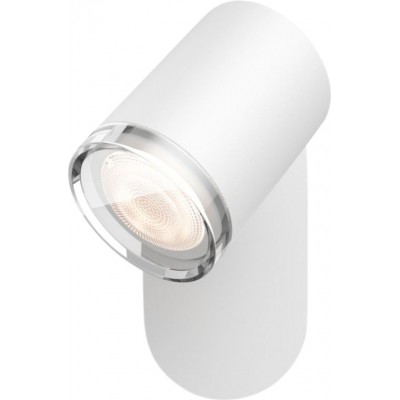 Faretto da interno Philips Adore 5W Forma Cilindrica 14×12 cm. Include lampadina a LED. Controllo Bluetooth con applicazione per smartphone. Include interruttore wireless Atrio, bagno e vetrina. Stile moderno