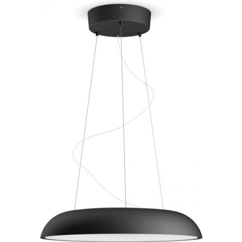 179,95 € Free Shipping | Hanging lamp Philips Amaze 33.5W Round Shape 43×43 cm. Integrated LED. Bluetooth control with Smartphone Application. Includes wireless switch Living room, dining room and store. Sophisticated Style