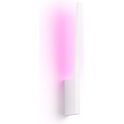 Настенный светильник для дома Philips Liane 12W Удлиненный Форма 56×11 cm. Нанесите фреску. Управление по Bluetooth с помощью приложения или голоса. Встроенный светодиод Гостинная, спальная комната и лобби. Сложный Стиль