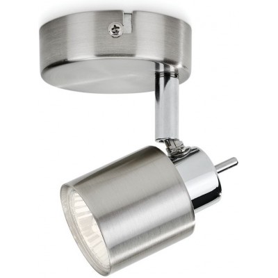 11,95 € Kostenloser Versand | Innenscheinwerfer Philips Meranti 16×10 cm. Überzogenes chrom Farbe