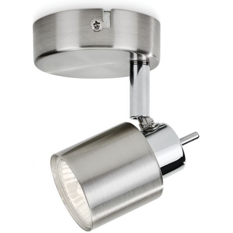 11,95 € Envio grátis | Refletor interno Philips Meranti 16×10 cm. Cor cromado