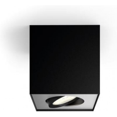 65,95 € 送料無料 | 屋内スポットライト Philips Box 4.5W キュービック 形状 10×10 cm. 個人の焦点。調整可能高品質 リビングルーム そして オフィス. モダン スタイル