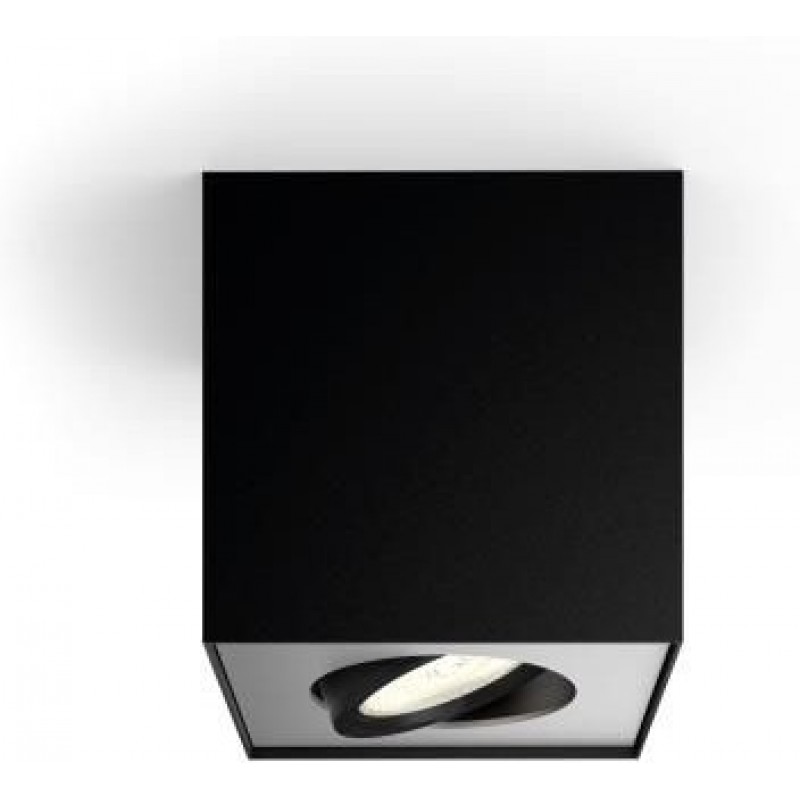 65,95 € Envio grátis | Refletor interno Philips Box 4.5W Forma Cúbica 10×10 cm. Foco individual. Ajustável Alta qualidade Sala de estar e escritório. Estilo moderno
