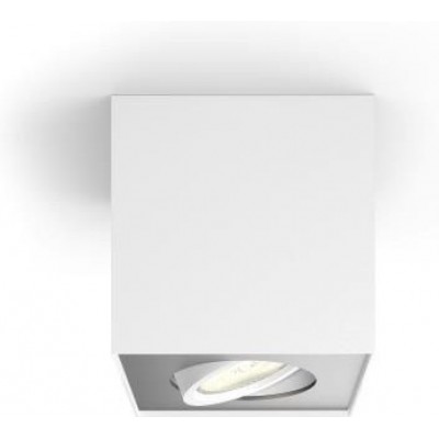 65,95 € 送料無料 | 屋内スポットライト Philips Box 4.5W キュービック 形状 10×10 cm. 個人の焦点。調整可能高品質 リビングルーム そして オフィス. モダン スタイル