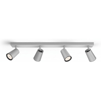 54,95 € Spedizione Gratuita | Faretto da interno Philips PaisLey 63×12 cm. Messa a fuoco compatta. Proiettore regolabile Alluminio