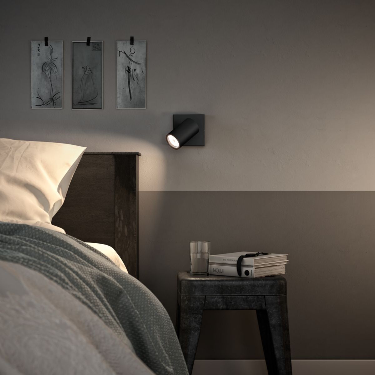 21,95 € Kostenloser Versand | Innenscheinwerfer Philips Kosipo 13×10 cm. Kompakter Fokus. Einstellbarer Projektor Schwarz Farbe
