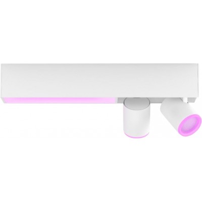 329,95 € Free Shipping | Indoor spotlight Philips Centris 11W Extended Shape 41×13 cm. Two-bulb ceiling lamp. Integrated LED. Bluetooth Control with Smartphone App or Voice Living room, dining room and store. Sophisticated Style