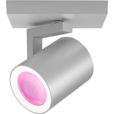 屋内スポットライト Philips Argenta 5.5W 円筒形 形状 13×11 cm. 個人の焦点。 LED電球が含まれています。スマートフォンアプリまたは音声によるBluetooth制御 リビングルーム, ベッドルーム そして ロビー. 洗練された スタイル