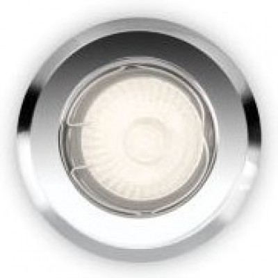 5,95 € 送料無料 | 屋内埋め込み式照明 Philips Enif 円形 形状 10×9 cm. ダウンライト リビングルーム, ベッドルーム そして ショーケース. モダン スタイル. メッキクローム カラー