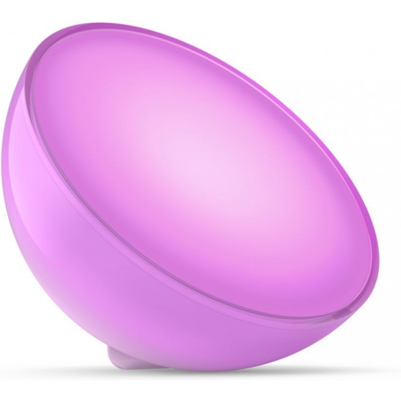 91,95 € Envio grátis | Lâmpada de mesa Philips Hue White & Color Ambiance 15×15 cm. Lâmpada portátil. LED e bateria integrados. Controle de Bluetooth com aplicativo de smartphone ou voz