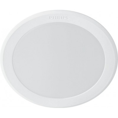 4,95 € Free Shipping | Recessed lighting Philips Meson 5.5W Round Shape Ø 9 cm. Downlight Kitchen, lobby and bathroom. Classic Style. White Color