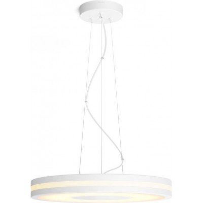 Подвесной светильник Philips Being 25W 48×48 cm. Включен переключатель беспроводной связи. Встроенный светодиод. Умное управление с Hue Bridge Белый Цвет