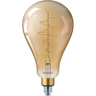 39,95 € Free Shipping | LED light bulb Philips LED Classic 6.5W E27 LED 2000K Very warm light. Ø 16 cm. Adjustable Flame LED Rustic Style