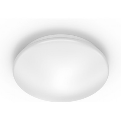 15,95 € Free Shipping | Indoor ceiling light Philips CL200 10W Round Shape Ø 25 cm. Kitchen, bathroom and hall. Classic Style. White Color