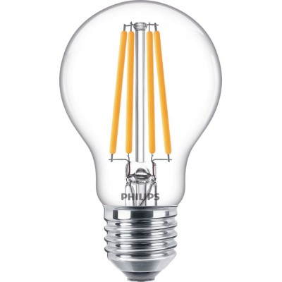 8,95 € Free Shipping | LED light bulb Philips LED Classic 10.5W E27 LED 2700K Very warm light. 10×7 cm. Design Style
