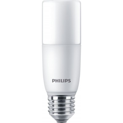 Светодиодная лампа Philips LED Stick 9.5W E27 LED 3000K Теплый свет. 11×5 cm. Белый Цвет