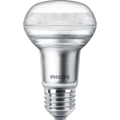Ampoule LED Philips LED Classic 3W E27 LED 2700K Lumière très chaude. 10×7 cm. Réflecteur