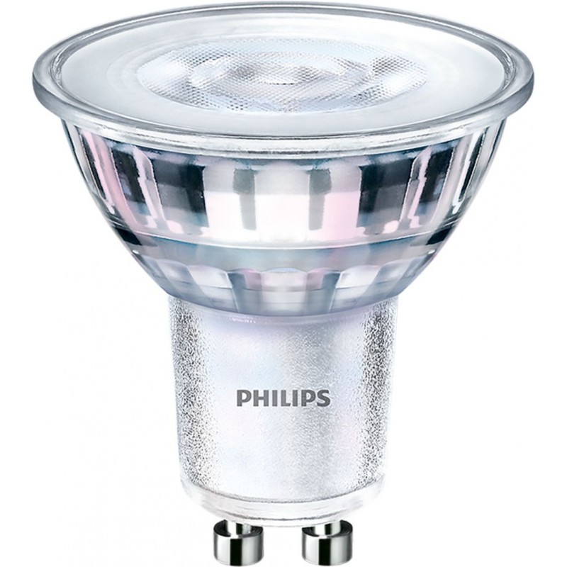 37,95 € Free Shipping | LED light bulb Philips LED Classic 5W GU10 LED 4000K Neutral light. 5×5 cm. Reflector spotlight