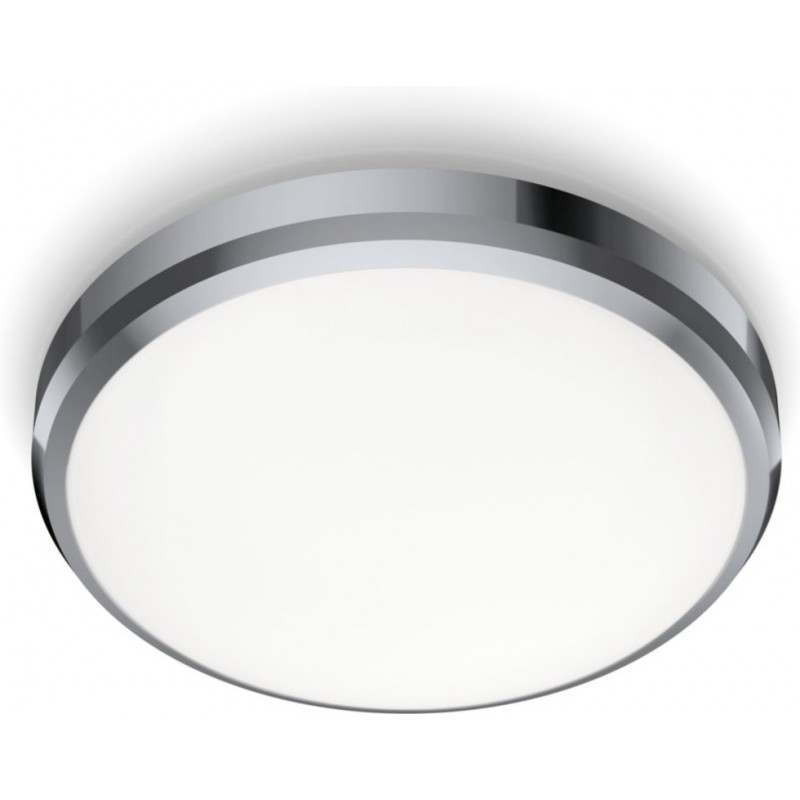 29,95 € Free Shipping | Indoor ceiling light Philips Doris 6W Round Shape Ø 22 cm. Kitchen, bathroom and hall. Design Style. Plated chrome Color