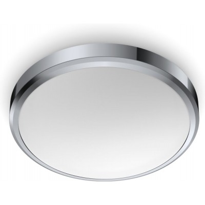 45,95 € Free Shipping | Indoor ceiling light Philips Doris 17W Round Shape Ø 31 cm. Kitchen, bathroom and hall. Design Style. Plated chrome Color