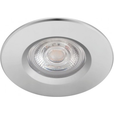 49,95 € Free Shipping | Recessed lighting Philips Dive 5W Round Shape Ø 8 cm. Dimmable Living room, dining room and office. Modern Style. Plated chrome Color