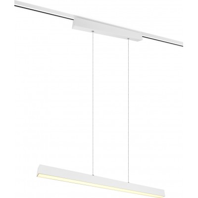 Lampe à suspension Trio DUOline 29W 3000K Lumière chaude. 180×90 cm. LED intégrée Salle et chambre. Style moderne. Métal. Couleur blanc
