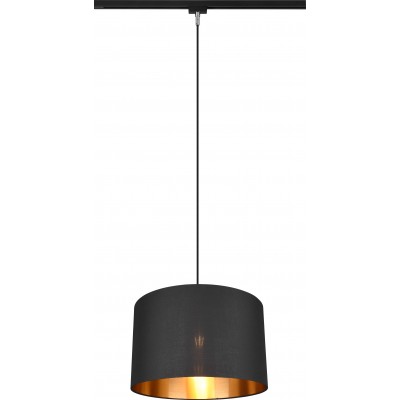吊灯 Trio DUOline Ø 40 cm. 客厅 和 卧室. 现代的 风格. 塑料 和 聚碳酸酯. 金的 和 黑色的 颜色