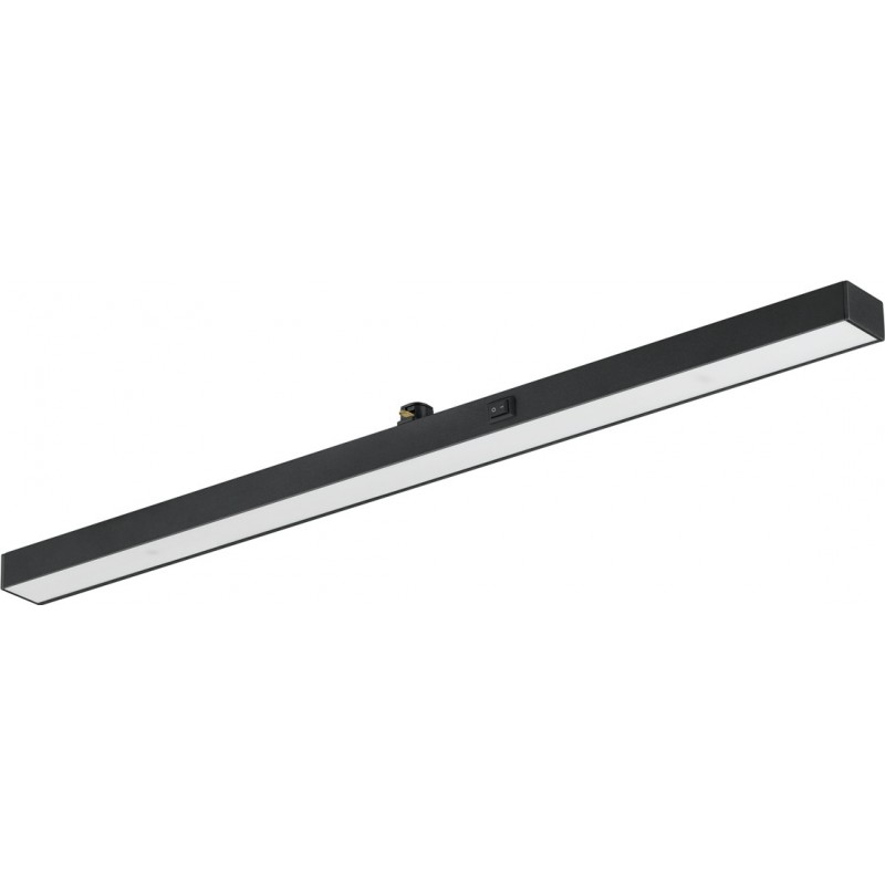 47,95 € Free Shipping | Indoor spotlight Trio DUOline 6W 3000K Warm light. 51×3 cm. Spotlight for installation on rails. Integrated LED. Ceiling and wall mounting Living room and bedroom. Modern Style. Plastic and polycarbonate. Black Color