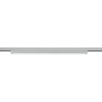 吸顶灯 Trio DUOline 6W 3000K 暖光. 51×3 cm. 用于安装在轨道上的聚光灯。 集成 LED 天花板和墙壁安装 客厅 和 卧室. 现代的 风格. 塑料 和 聚碳酸酯. 灰色的 颜色